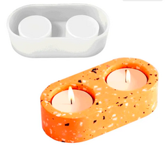 Molde de Silicone Formato Porta Velas Pequeno na internet
