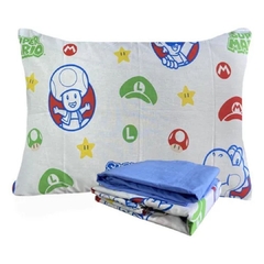 Jogo de Cama Solteiro Super Mario 03 peças 100% Algodão - comprar online