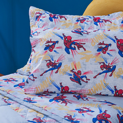 Jogo de Cama Solteiro Spider Man 03 peças 100% Algodão - comprar online