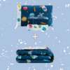 KIT ASTRO AZUL MARINHO - EDREDOM + JOGO DE CAMA 03 PEÇAS 200 FIOS - comprar online