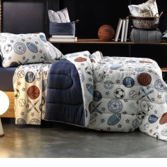 Kit Sports Fio Egípcio - Edredom + Jogo de Cama 02 Peças na internet