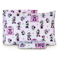 Jogo Cama Solteiro Minnie Beauty 02 peças 100% Algodão na internet
