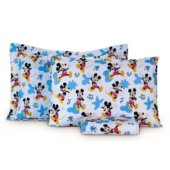 Fronha Porta Travesseiro Mickey Club Matelado 100% Algodão