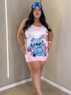 Camisola plus Stitch rosa