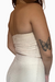 Cropped sem alças - Tricôzinho Off White - comprar online