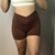 Short Biker V - Marrom