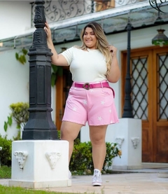 SHORT STAR ROSA GODÊ na internet