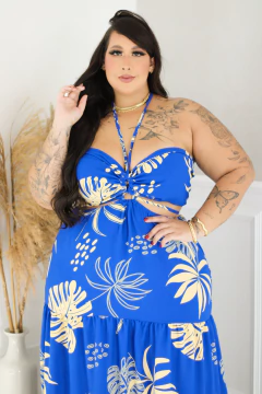 VESTIDO ARGOLA FOLHAS MULTIFORMAS na internet