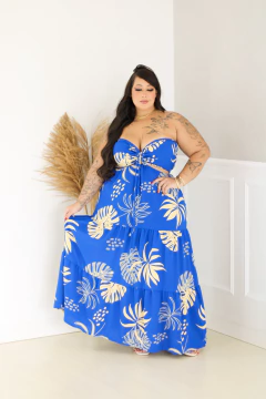 VESTIDO ARGOLA FOLHAS MULTIFORMAS - comprar online
