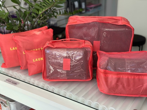 KIT ORGANIZADOR PARA MALA DE VIAGEM 06 PEÇAS