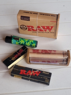 RAW Combo lata Slide Tin Armador Sedas Clipper - GABBA GROW