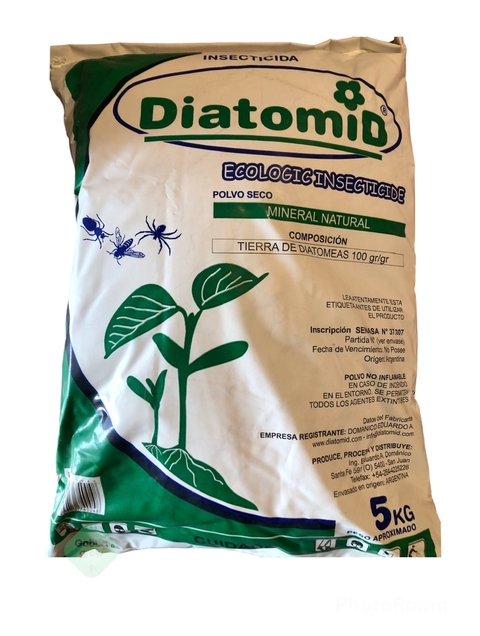 Tierra De Diatomeas Diatomid 5kg Insecticida