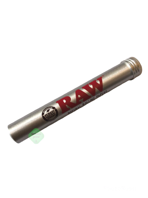 Raw Contenedor Tubo Guarda Sedas Aluminio