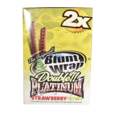 Caja Blunt Wrap Platinum STRAWBERRY KIWI x25