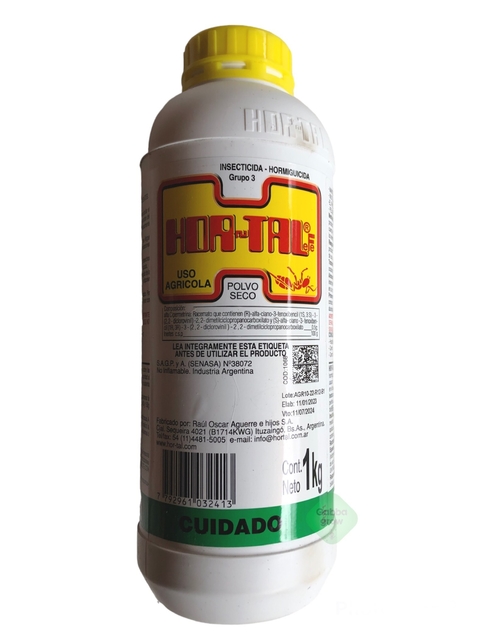 Hormiguicida Insecticida Hortal Polvo 1 Kilo