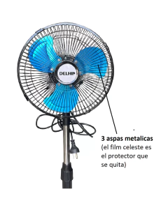 VENTILADOR 2 Velocidades 10" OSCILANTE 70w Delhip en internet