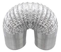 Ducto 4 Pulgadas x Metro Aluminio Ventilación