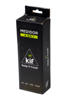 Keep It Fresh Medidor 4 en 1 PH TDS EC y Temperatura