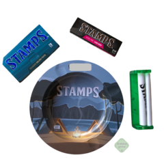 Combo STAMPS cenicero armadora sedas celulosa