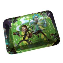 Bandeja chica metal Rick and Morty en internet