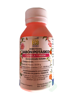 Eco Mambo Jabón Potásico Canela y Neem 100cc Insecticida