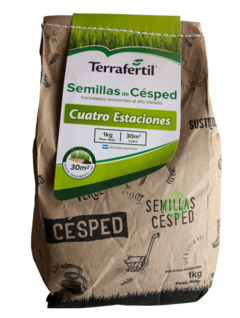 Semillas De Césped (4 Estaciones) Terrafertil 1K