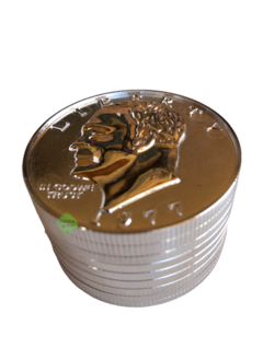 Picador Grinder Dolar Moneda 3 Partes