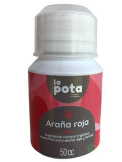 Insecticida natural orgánico La Pota para araña roja y larvas 50cc