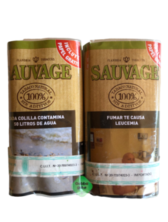 TABACO PARA ARMAR SAUVAGE NATURAL X2