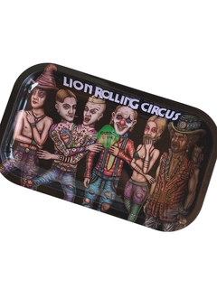 Bandeja metal Lion Rolling Circus Tray 18x28cm