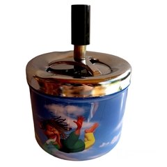 ZEUS Cenicero con botón guarda cenizas - comprar online