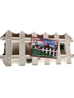 Cerco Decorativo De Plástico Desmontable 200x25 Cm