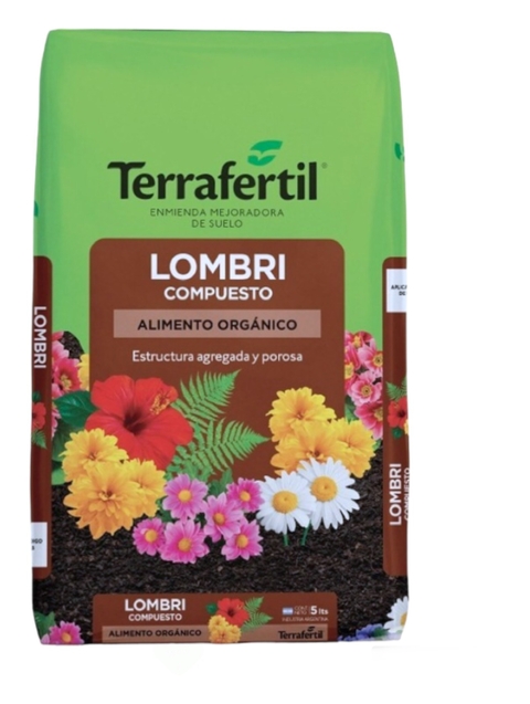 Lombri Compuesto Terrafertil X 5 litros