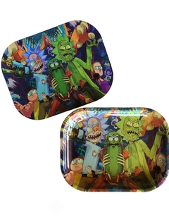 Bandeja dibujos Rick and morty con tapa imantada