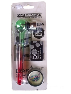 Pipa Bong D&K vidrio con mini picador + 5 filtros - comprar online