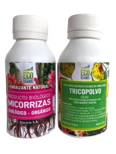 Combo Eco Mambo Micorrizas 100cc + Trichodermas 50g