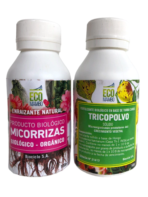 Combo Eco Mambo Micorrizas 100cc + Trichodermas 50g