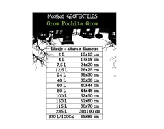 Maceta de Tela Geotextil Pochita Grow 7,5 Litros - comprar online