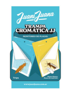 Trampa cromatica para Insectos JJ azul 20 x 14cm - comprar online