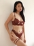 Conjunto Aurora Vinho - Paramour Lingeries