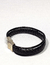 Pulseiras Masculinas Hippest: Couro Resinado e Fecho Magnético para Durabilidade e Estilo
