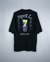 Camiseta preta Lucid Bear modelagem ampla oversized estilo Streetwear