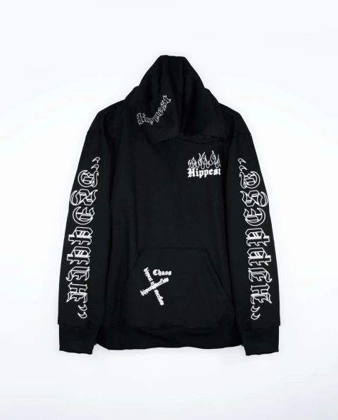 Blusão de moletom com capuz estampado Normal - Hippest - Estilo Streetwear