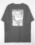 Edição Limitada - Camiseta de Algodão 'Convergência IA' com Arte em Estilo Mangá