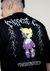 Camiseta preta Lucid Bear modelagem ampla oversized estilo Streetwear na internet