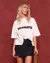 REMERA GRANATE NEGRO - Maliva