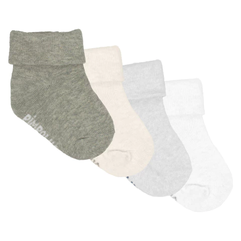 MEIA LISA COM VIRA 16-20 UNISSEX PIMPOLHO - comprar online