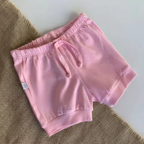 SHORT ROSA BEBÊ COTTON LIGHT