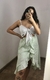 Saia midi envelope vichy - loja online