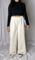 Pantalona Riaj Moletinho Off white mesclado na internet